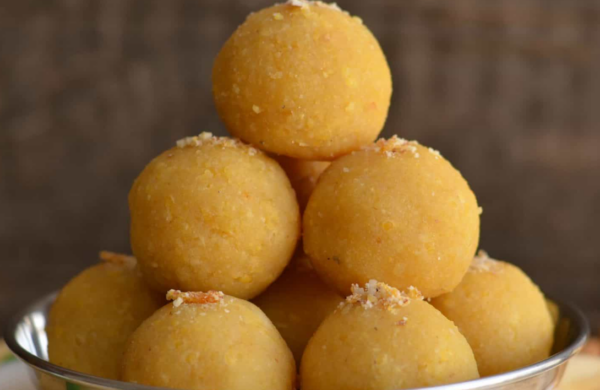 Pure Ghee Moog Laddoo with Jaggery - Image 2